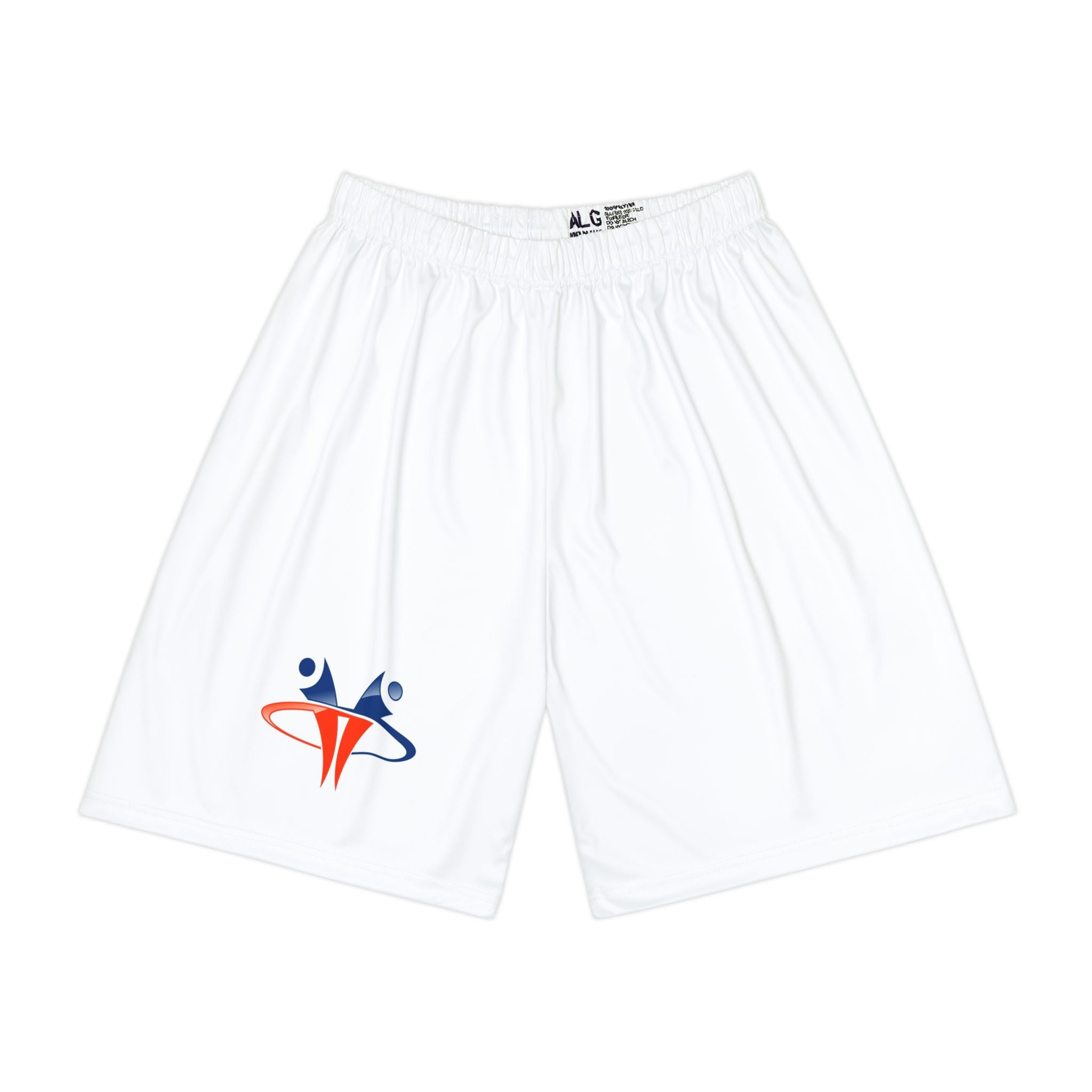 Athletic Basketball Shorts — Dynamic Hoop Player Graphic
